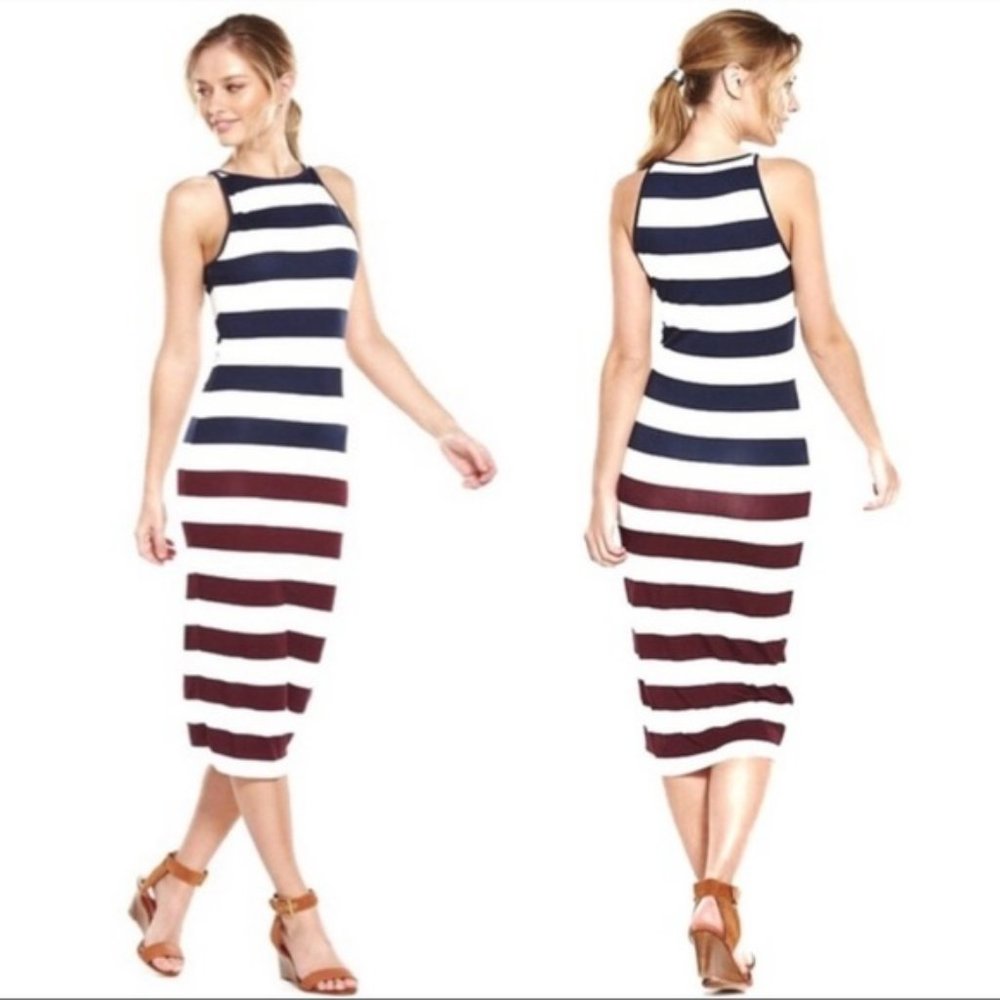 Ted Baker Yuni Rowing Stripe Bodycon Dress Size 2